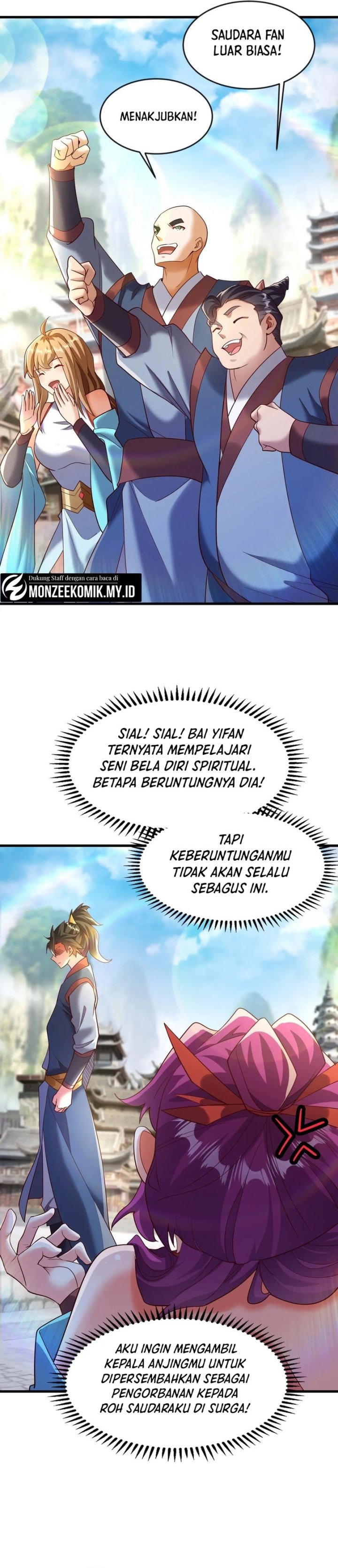 I Scared the Divine Lord as I handed over the Ancient Immortal Pill Chapter 78 Bahasa Indonesia