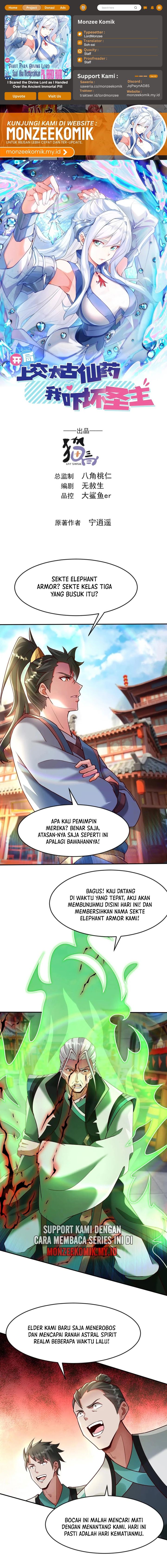 I Scared the Divine Lord as I handed over the Ancient Immortal Pill chapter 86