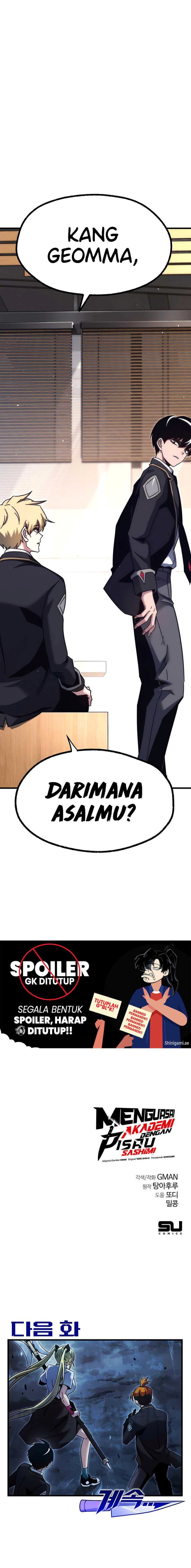 I Took over The Academy With a Single Sashimi Knife chapter 16