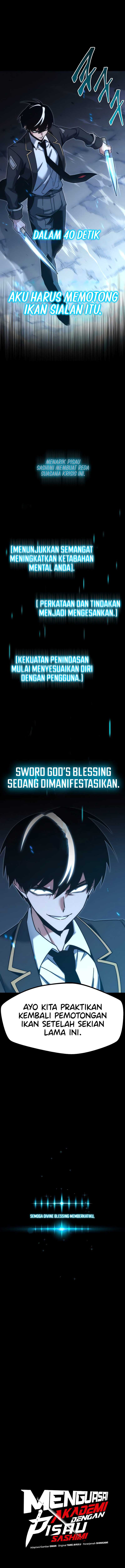 I Took over The Academy With a Single Sashimi Knife Chapter 19 Bahasa Indonesia