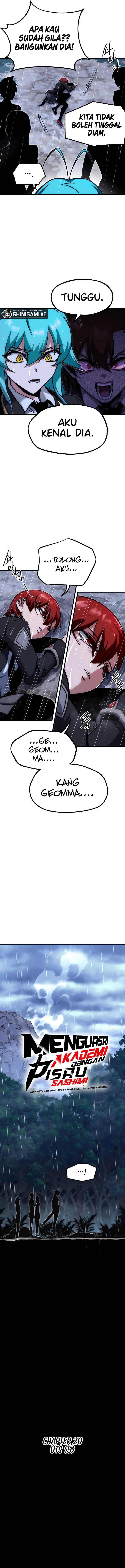 I Took over The Academy With a Single Sashimi Knife Chapter 20 Bahasa Indonesia