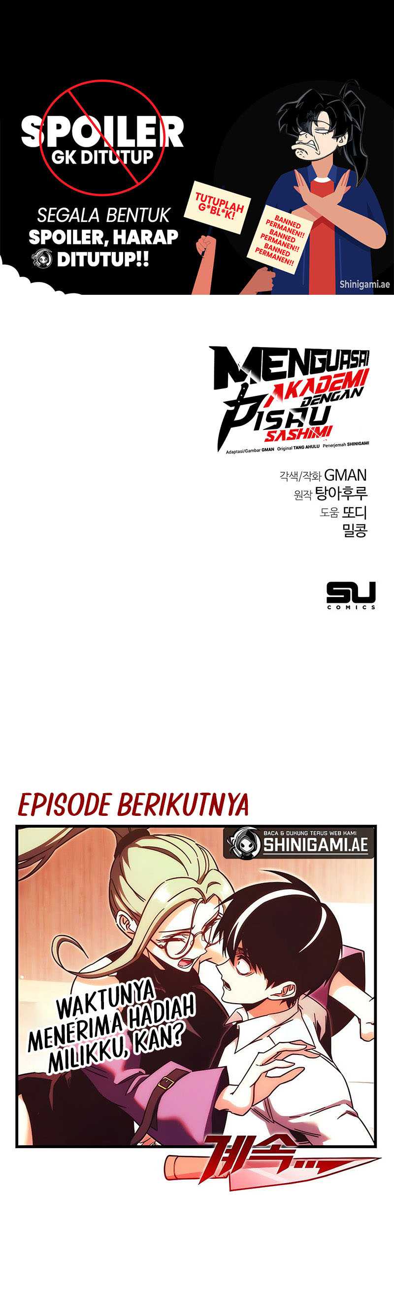 I Took over The Academy With a Single Sashimi Knife Chapter 20 Bahasa Indonesia