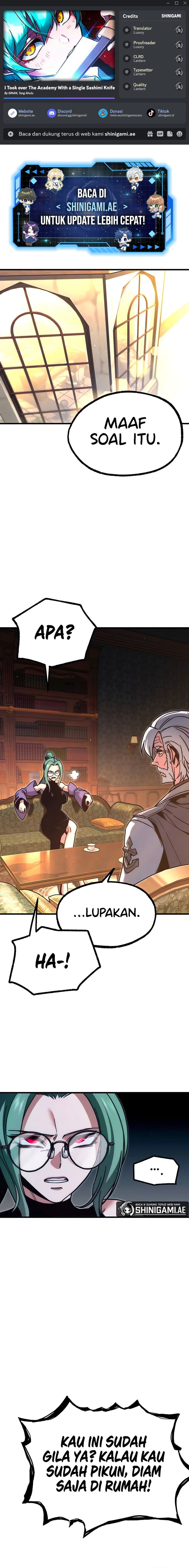 I Took over The Academy With a Single Sashimi Knife chapter 25
