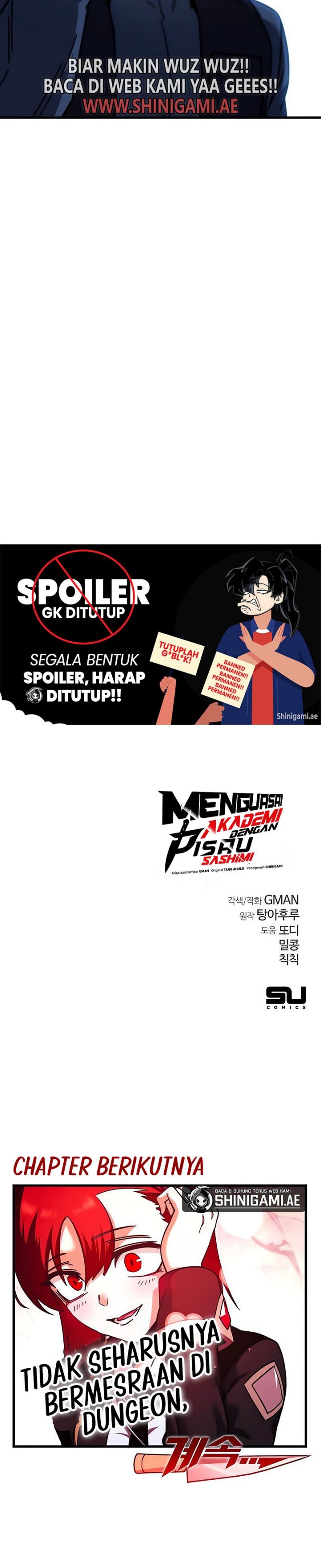 I Took over The Academy With a Single Sashimi Knife Chapter 29 Bahasa Indonesia