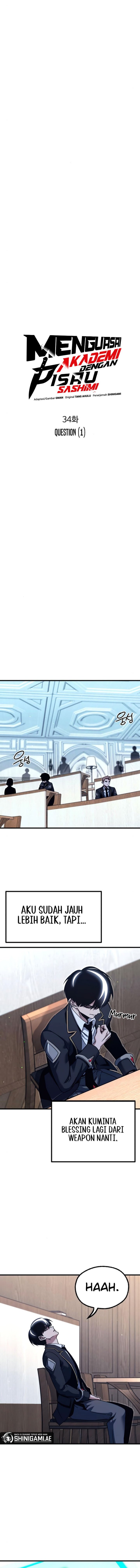 I Took over The Academy With a Single Sashimi Knife chapter 34