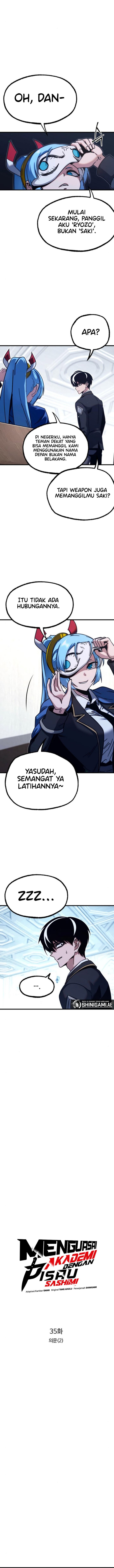 I Took over The Academy With a Single Sashimi Knife chapter 35