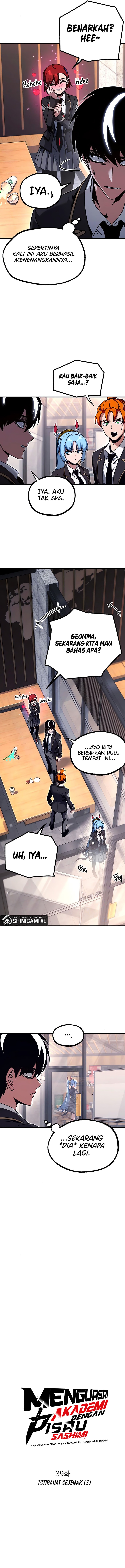 I Took over The Academy With a Single Sashimi Knife chapter 39
