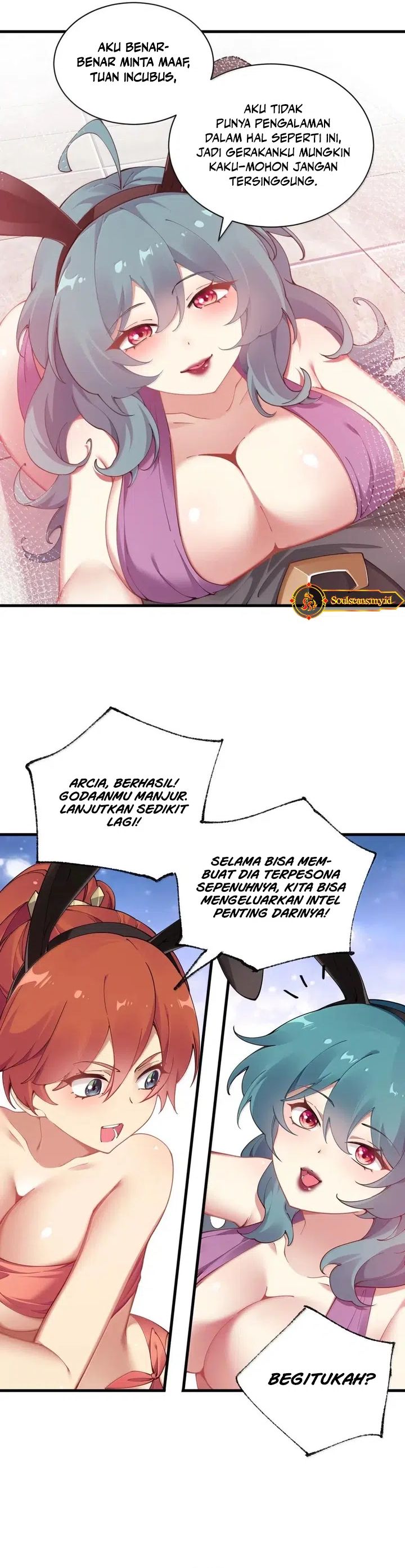I Transmigrated Into Demon King Of Harem? Chapter 129 Bahasa Indonesia
