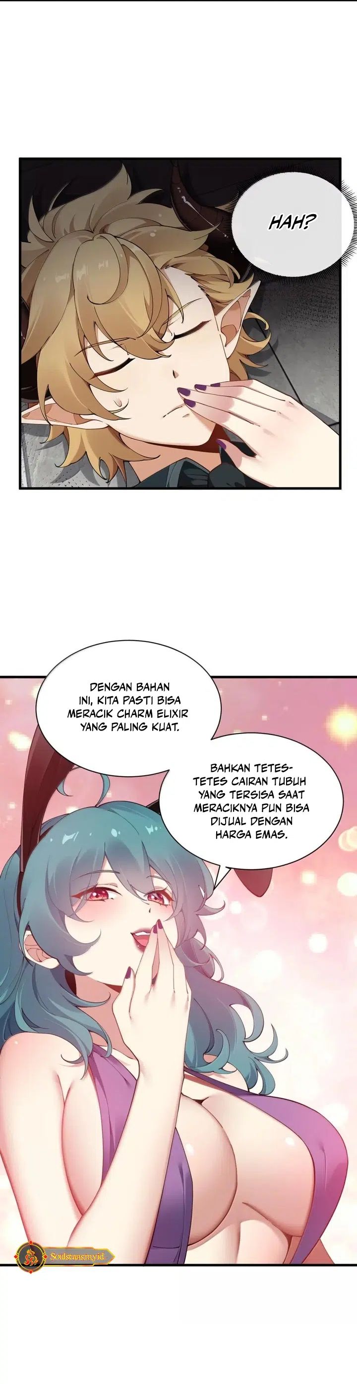I Transmigrated Into Demon King Of Harem? Chapter 129 Bahasa Indonesia