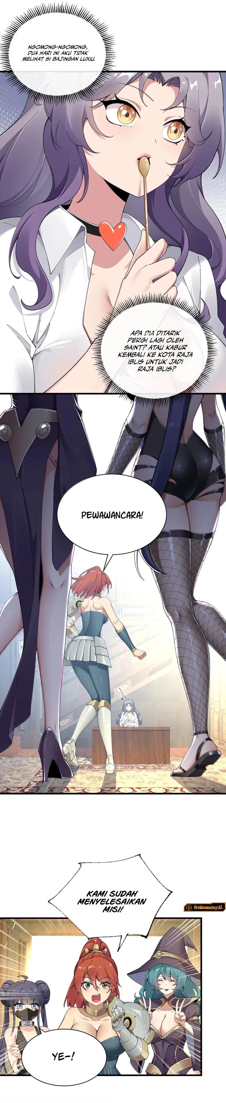 I Transmigrated Into Demon King Of Harem? Chapter 130 Bahasa Indonesia