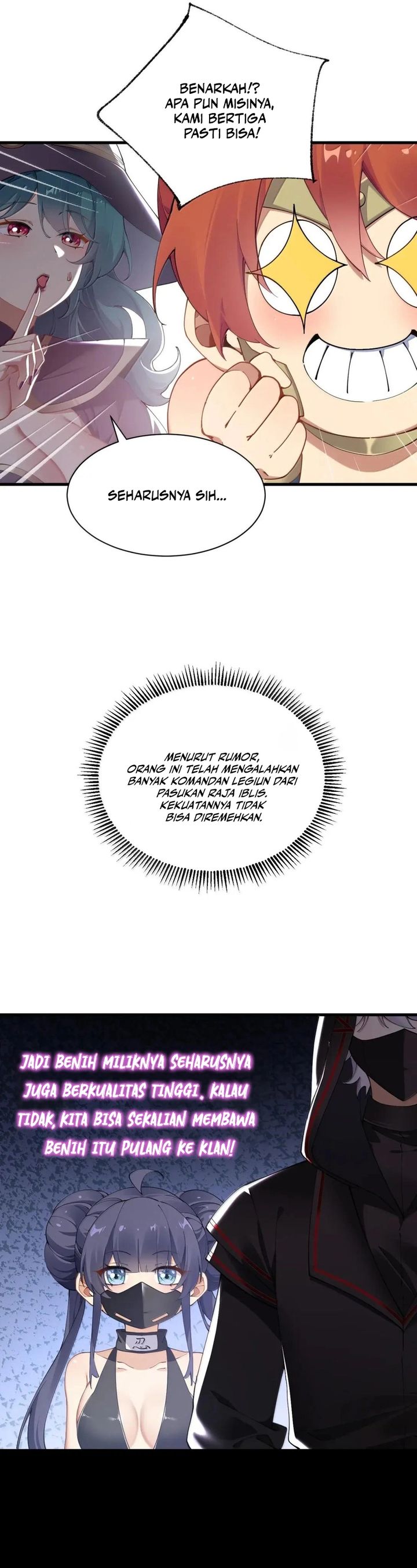 I Transmigrated Into Demon King Of Harem? Chapter 130 Bahasa Indonesia