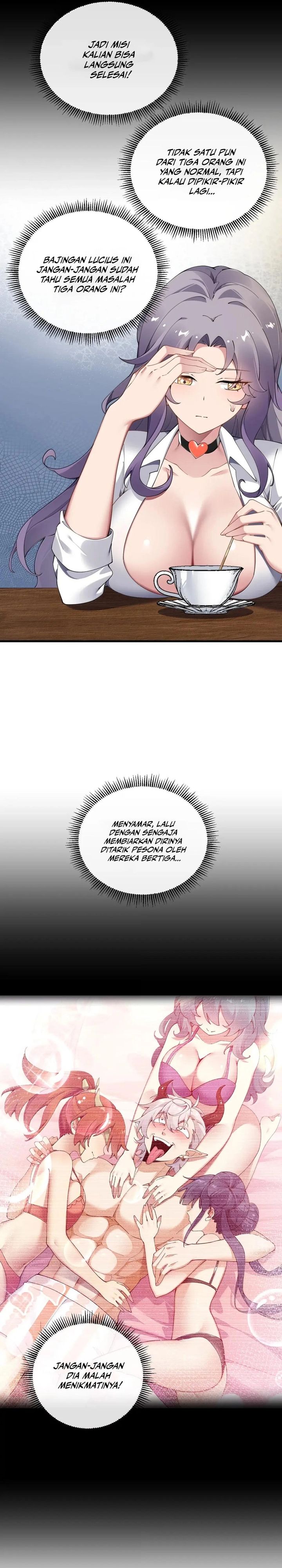 I Transmigrated Into Demon King Of Harem? Chapter 130 Bahasa Indonesia