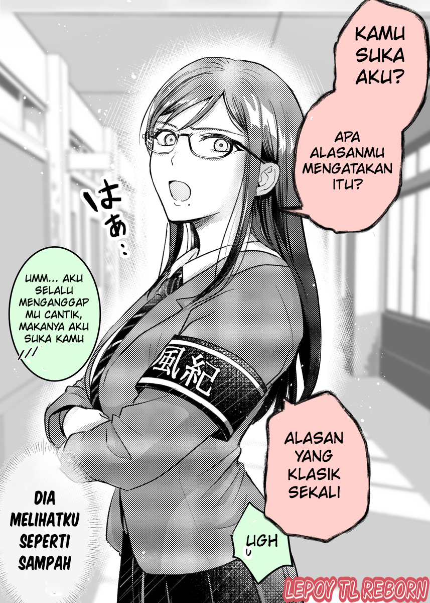 I Tried Confessing My Love to A Serious Girl (Katabutsu-kei Joushi ni kokuhaku shitemita) chapter 1