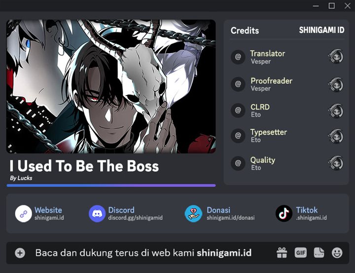 I Used to Be a Boss chapter 25