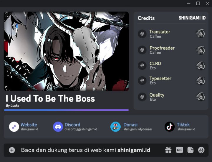 I Used to Be a Boss chapter 40