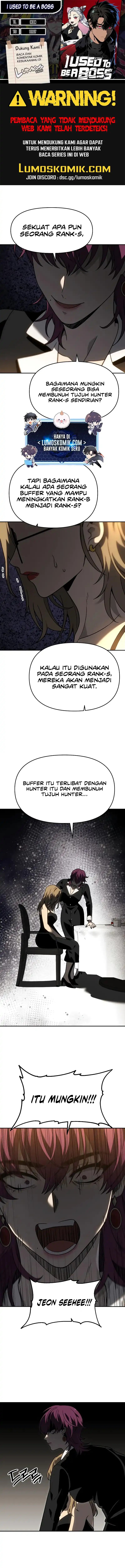 I Used to Be a Boss Chapter 117 Bahasa Indonesia