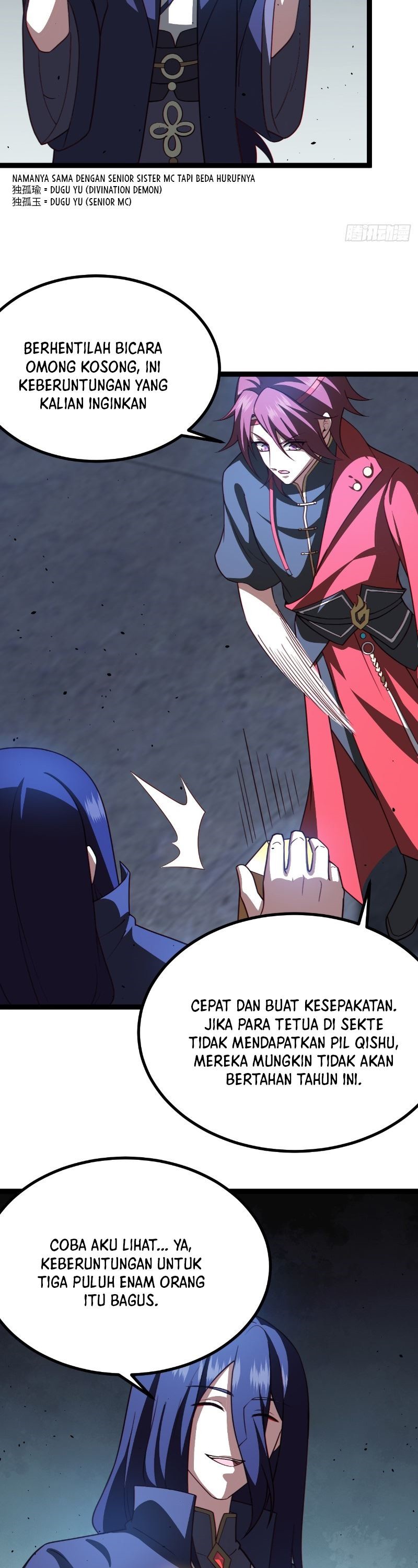 I Was Forced by the System to Become a Villain Chapter 55 Bahasa Indonesia