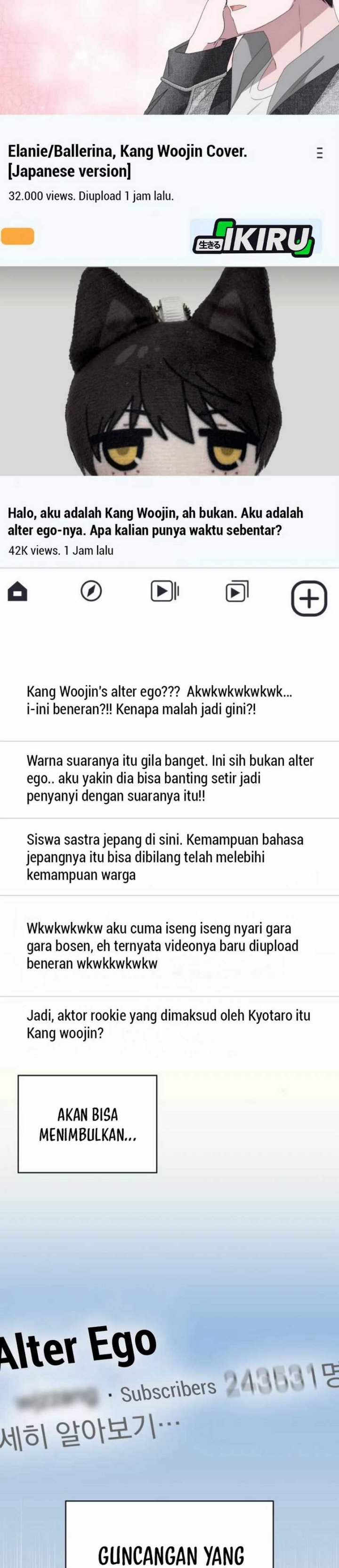 I Was Immediately Mistaken for a Monster Genius Actor Chapter 56 Bahasa Indonesia