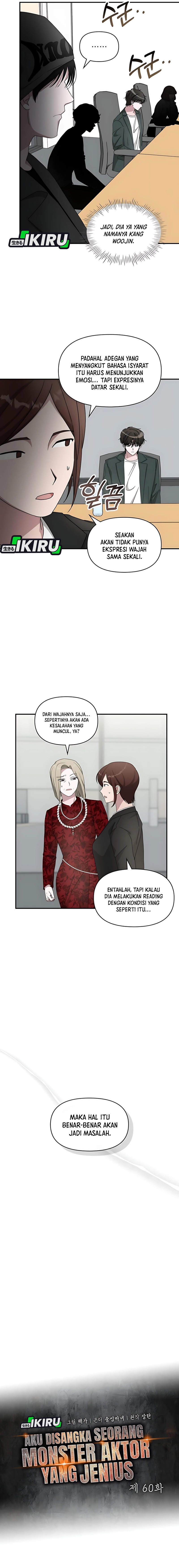 I Was Immediately Mistaken for a Monster Genius Actor Chapter 60 Bahasa Indonesia