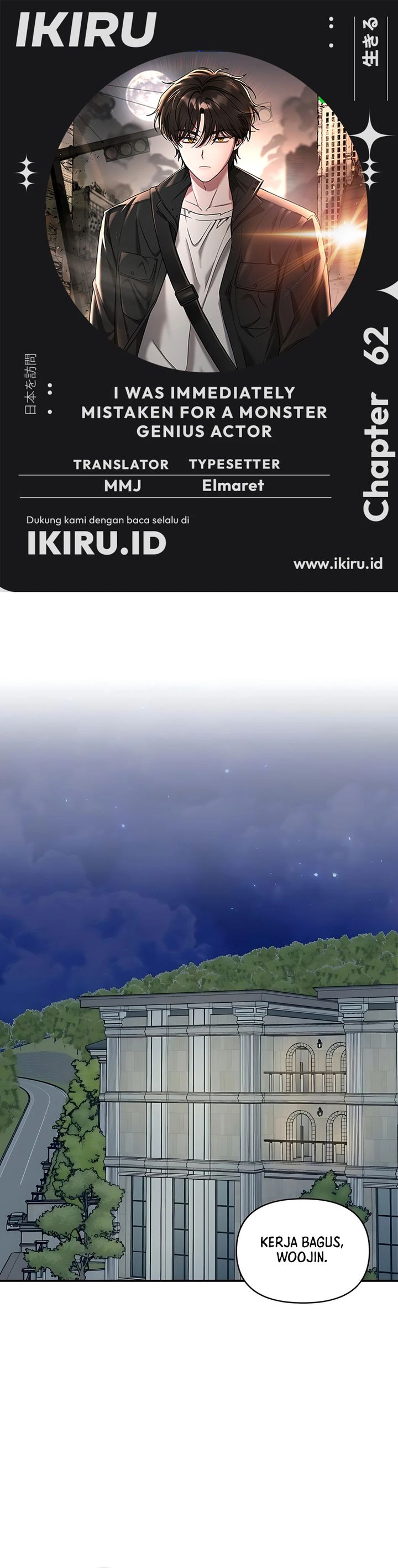 I Was Immediately Mistaken for a Monster Genius Actor Chapter 62 Bahasa Indonesia