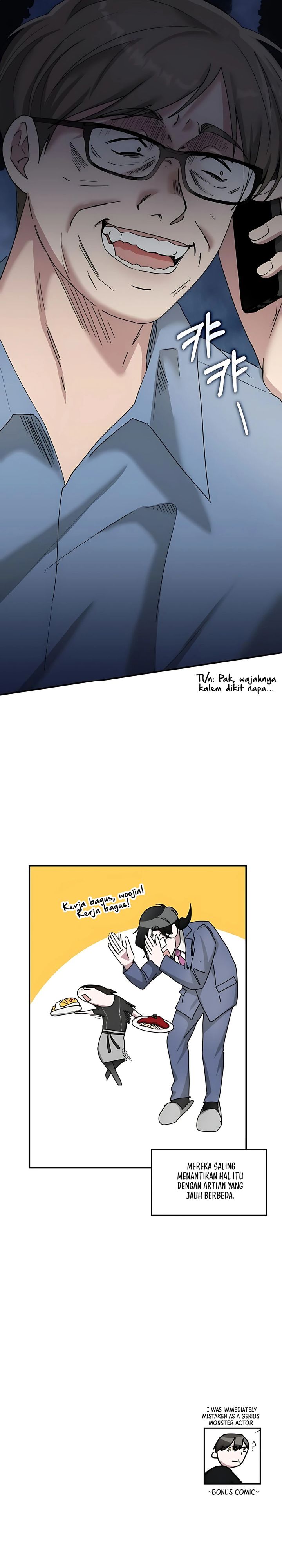 I Was Immediately Mistaken for a Monster Genius Actor Chapter 62 Bahasa Indonesia