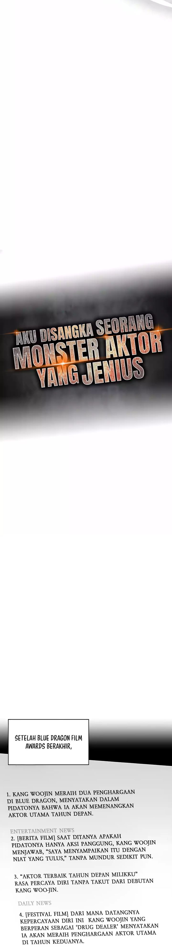 I Was Immediately Mistaken for a Monster Genius Actor Chapter 81 Bahasa Indonesia