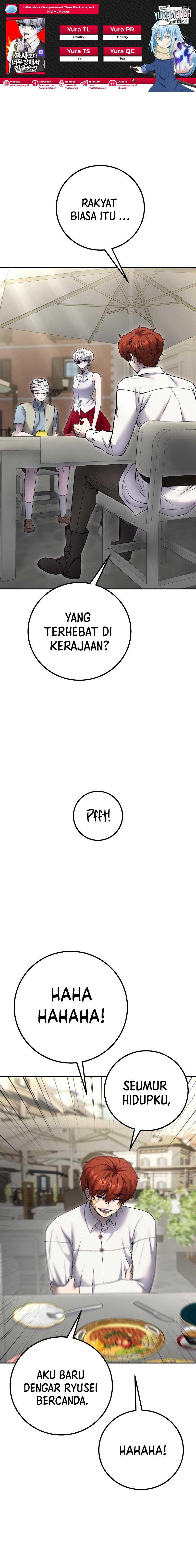 I Was More Overpowered Than the Hero, so I Hid My Power! Chapter 43 Bahasa Indonesia