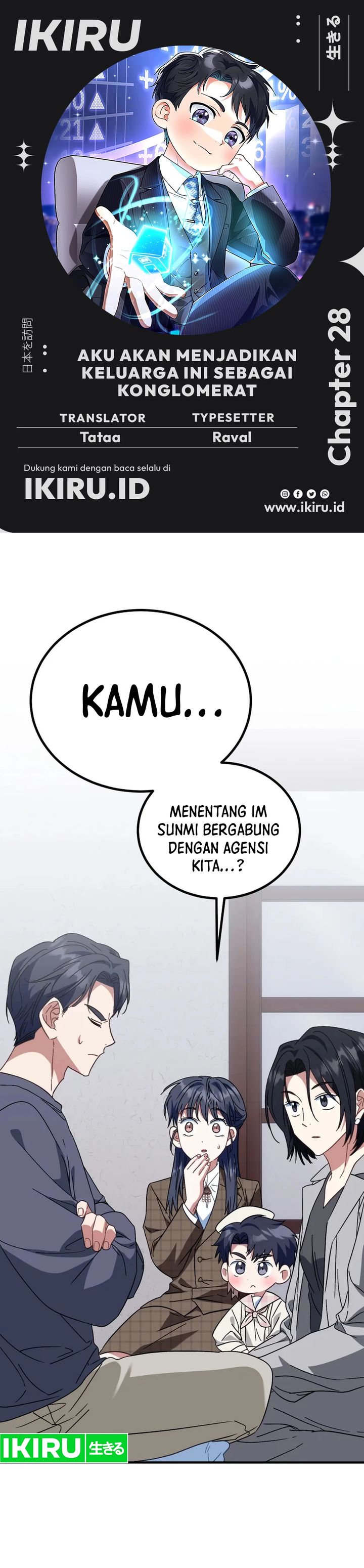 I Will Raise This Family! Chapter 28 Bahasa Indonesia
