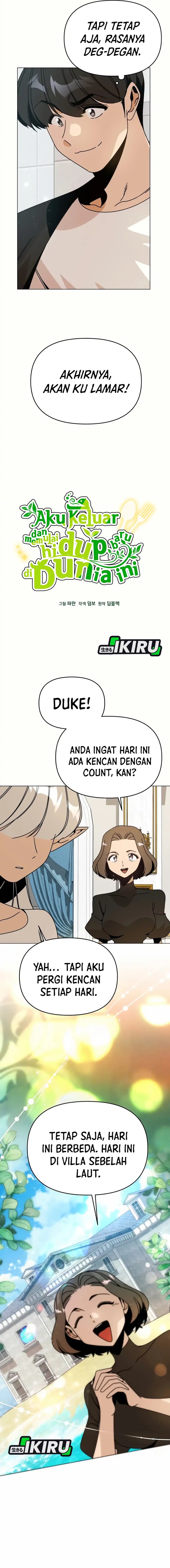 I’ll Resign and Have a Fresh Start in This World Chapter 142 Bahasa Indonesia