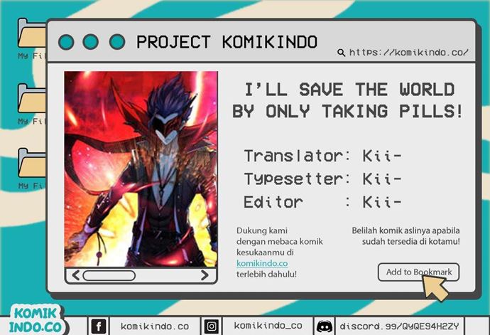 I’ll Save The World By Only Taking Pills! chapter 1