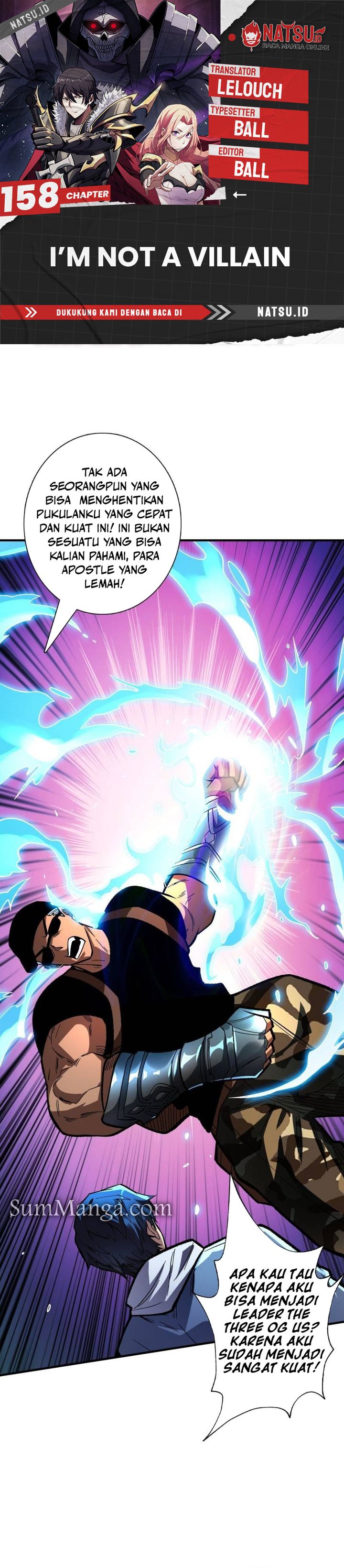 I’m Really Not The Villain Chapter 158 Bahasa Indonesia