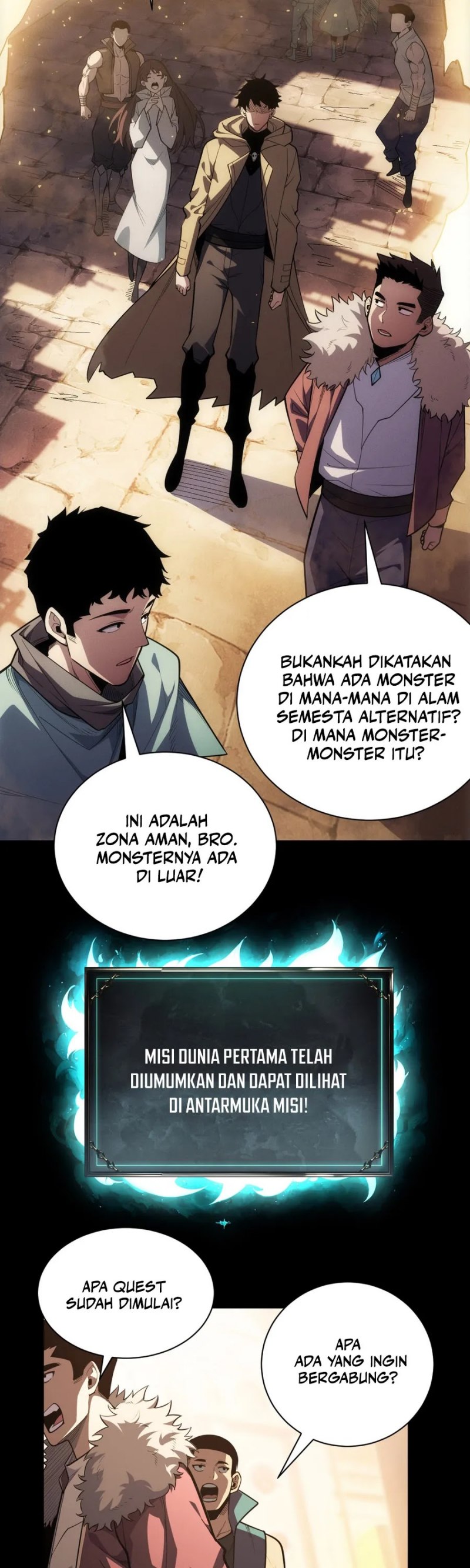 Idle Player Returns as a God (I Awoke as a God) chapter 1