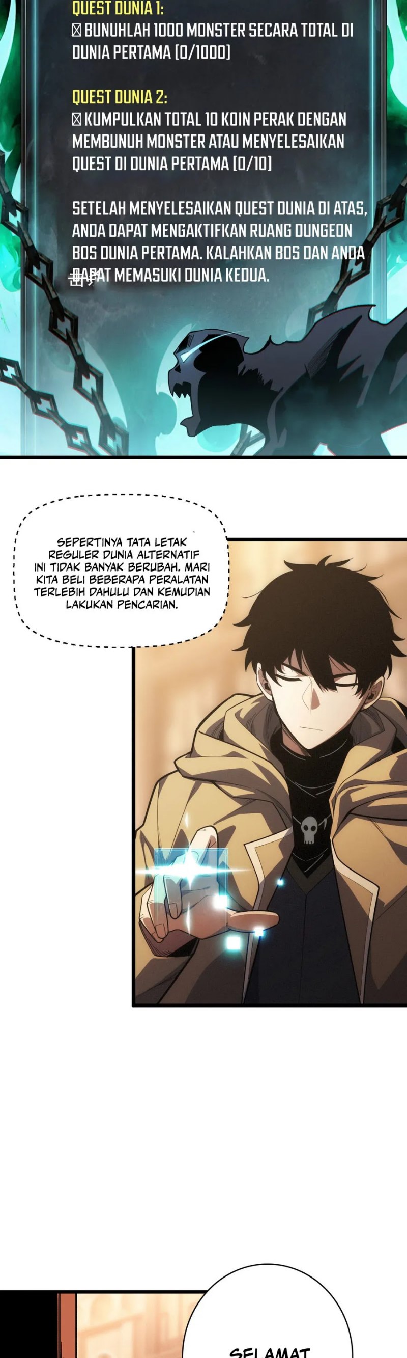 Idle Player Returns as a God (I Awoke as a God) chapter 1