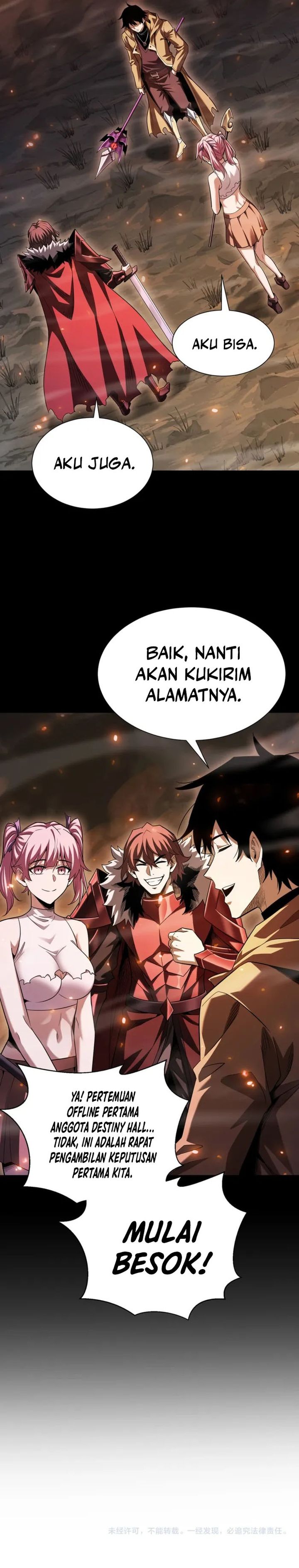 Idle Player Returns as a God (I Awoke as a God) Chapter 55 Bahasa Indonesia