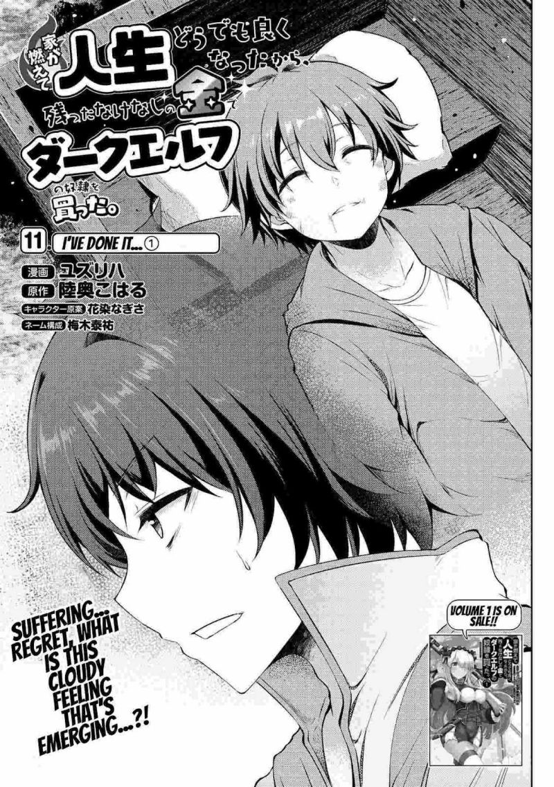 Ie ga Moete Jinsei Dou Demo Yoku Natta kara, Nokotta Nakenashi no Kin de Dark Elf no Dorei o Katta chapter 11