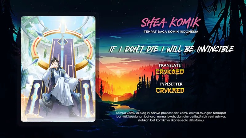 If I Don’t Die, I’ll Be Invincible chapter 0