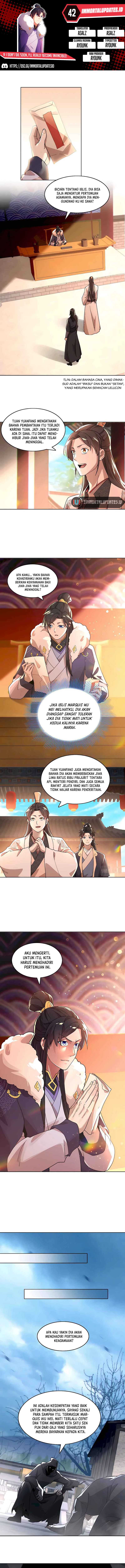 If I Don’t Die, I’ll Be Invincible Chapter 42 Bahasa Indonesia