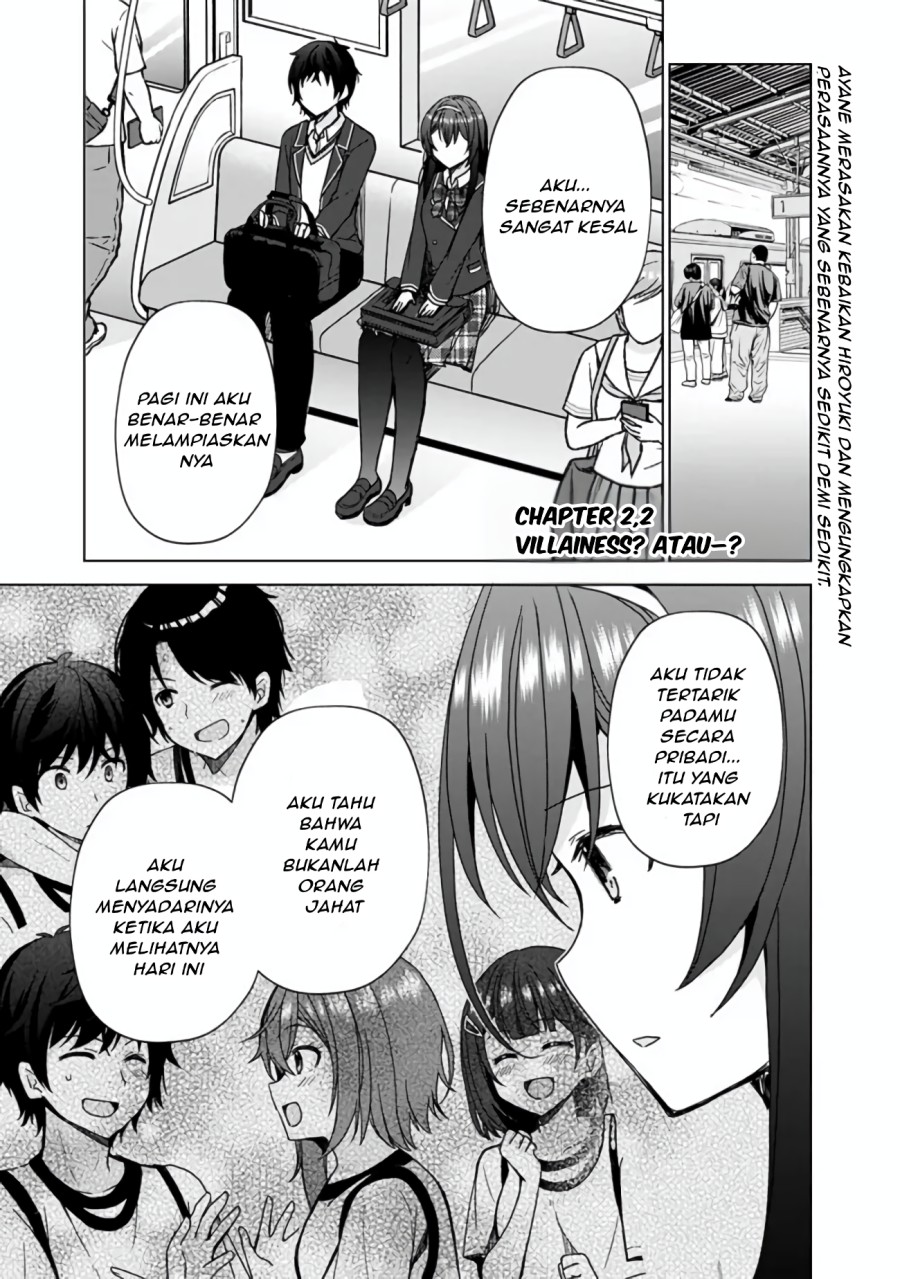 Iinazuke ga Dekita to Omottara, Sono Iinazuke ga Gakkou de Yuumei na “Akuyaku Reijou” Dattan dakedo, Dou Sureba Ii? chapter 2