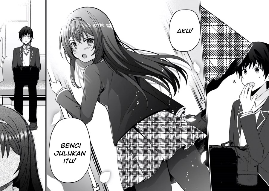 Iinazuke ga Dekita to Omottara, Sono Iinazuke ga Gakkou de Yuumei na “Akuyaku Reijou” Dattan dakedo, Dou Sureba Ii? chapter 2