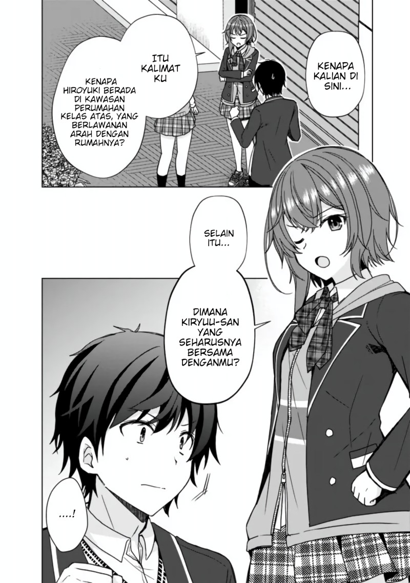Iinazuke ga Dekita to Omottara, Sono Iinazuke ga Gakkou de Yuumei na “Akuyaku Reijou” Chapter 04 Bahasa Indonesia