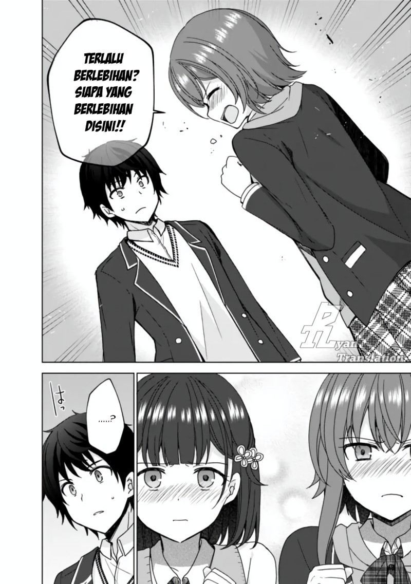 Iinazuke ga Dekita to Omottara, Sono Iinazuke ga Gakkou de Yuumei na “Akuyaku Reijou” Chapter 04 Bahasa Indonesia