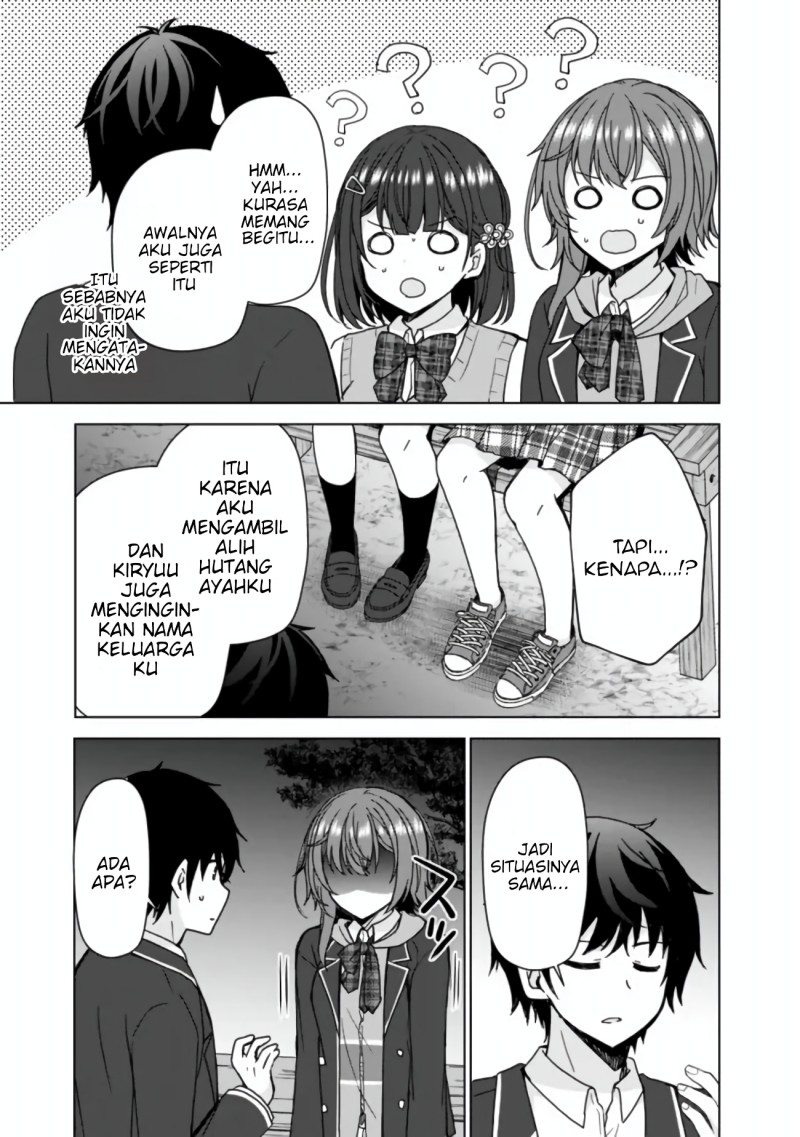 Iinazuke ga Dekita to Omottara, Sono Iinazuke ga Gakkou de Yuumei na “Akuyaku Reijou” Chapter 04 Bahasa Indonesia