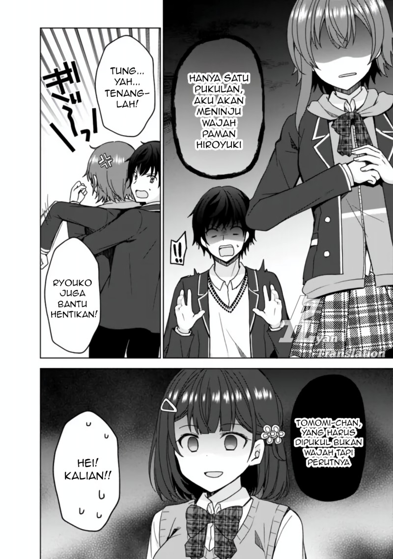 Iinazuke ga Dekita to Omottara, Sono Iinazuke ga Gakkou de Yuumei na “Akuyaku Reijou” Chapter 04 Bahasa Indonesia