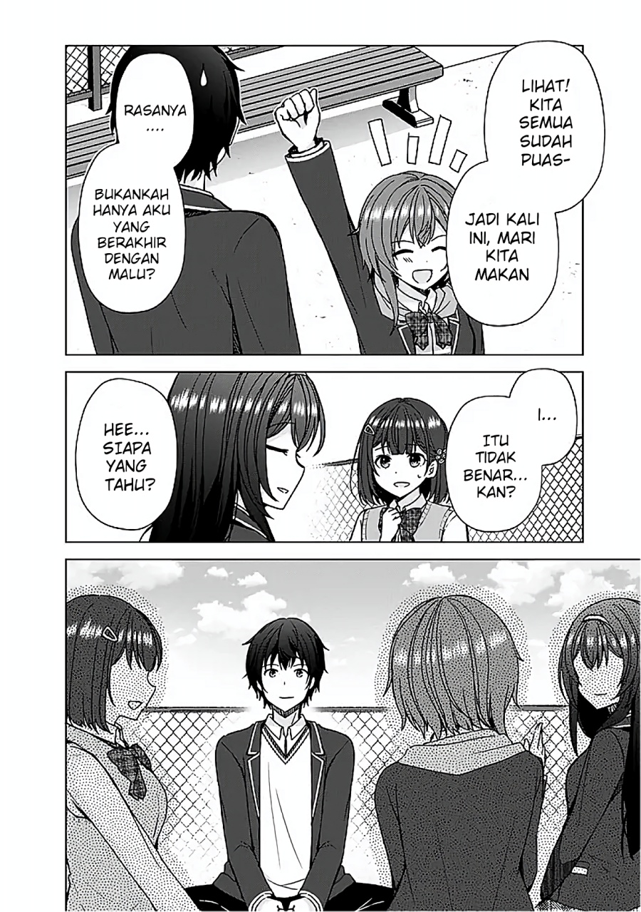 Iinazuke ga Dekita to Omottara, Sono Iinazuke ga Gakkou de Yuumei na “Akuyaku Reijou” Chapter 06 Bahasa Indonesia