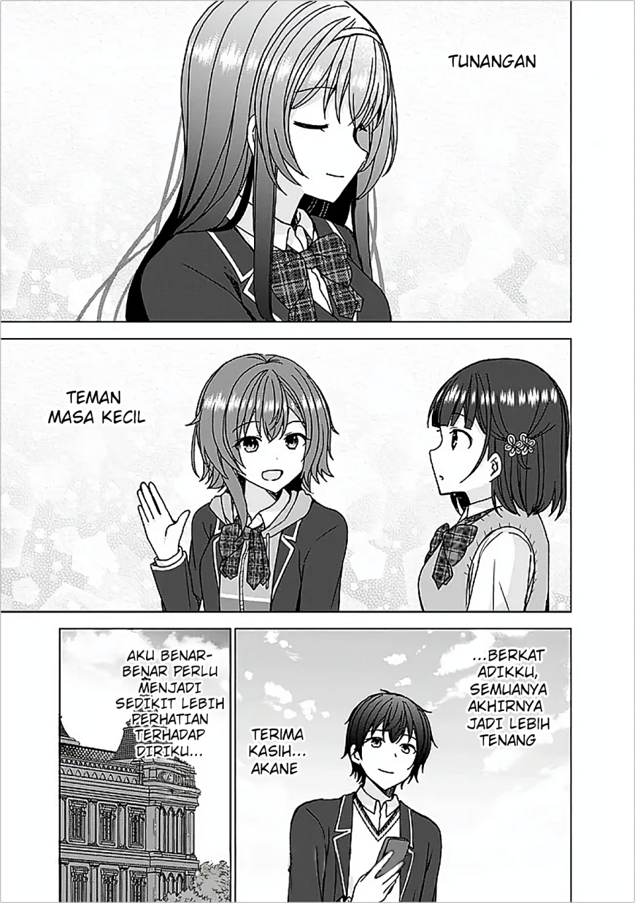 Iinazuke ga Dekita to Omottara, Sono Iinazuke ga Gakkou de Yuumei na “Akuyaku Reijou” Chapter 06 Bahasa Indonesia