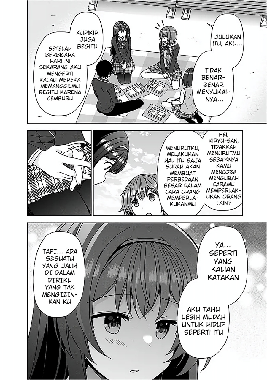 Iinazuke ga Dekita to Omottara, Sono Iinazuke ga Gakkou de Yuumei na “Akuyaku Reijou” Chapter 06 Bahasa Indonesia
