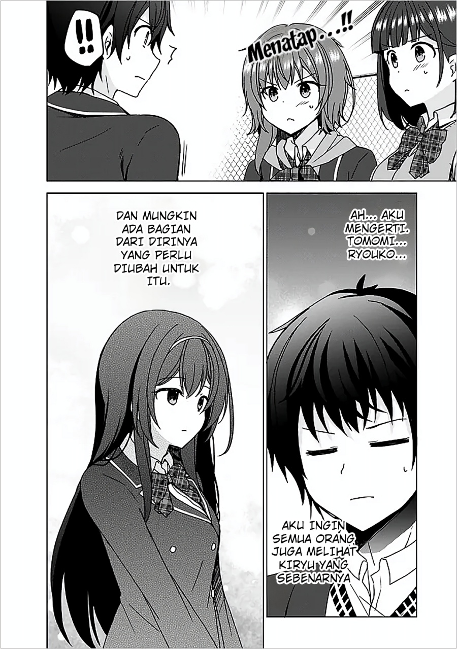 Iinazuke ga Dekita to Omottara, Sono Iinazuke ga Gakkou de Yuumei na “Akuyaku Reijou” Chapter 06 Bahasa Indonesia