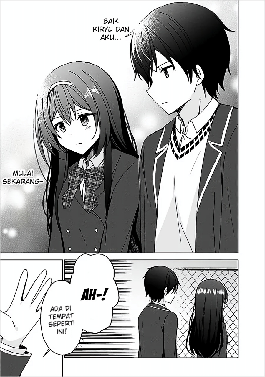 Iinazuke ga Dekita to Omottara, Sono Iinazuke ga Gakkou de Yuumei na “Akuyaku Reijou” Chapter 06 Bahasa Indonesia