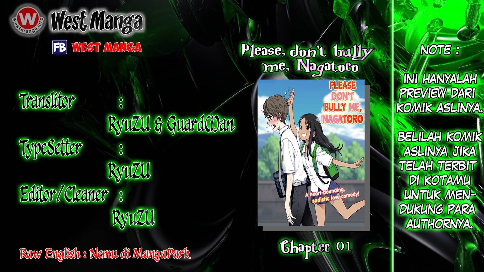 Ijiranaide, Nagatoro-san Chapter 01 Bahasa Indonesia