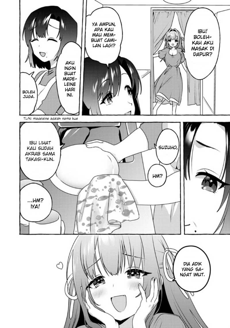 I’m Sandwiched Between Sweet and Spicy Step-Sisters (Amakara Gishimai ni Hasamarete Masu) chapter 9